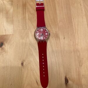 Swatch Modern Red Watch